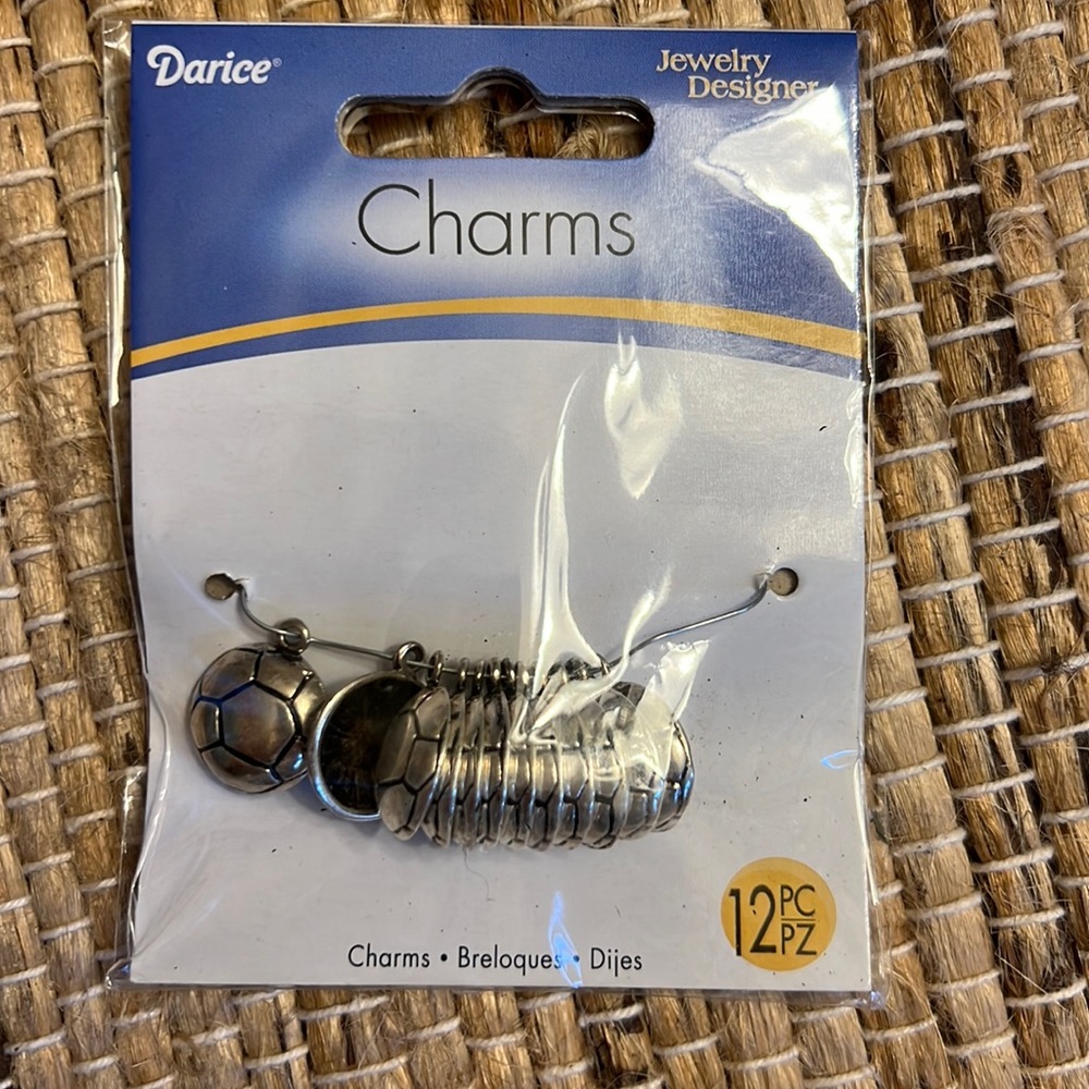 Soccer Ball Charms: 12 Pack